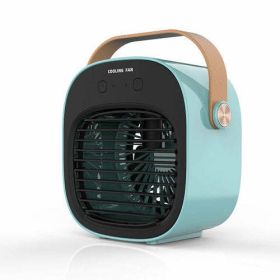 Mini Portable Desktop Small Fan For Office Home (Style: USB, Color: Blue)